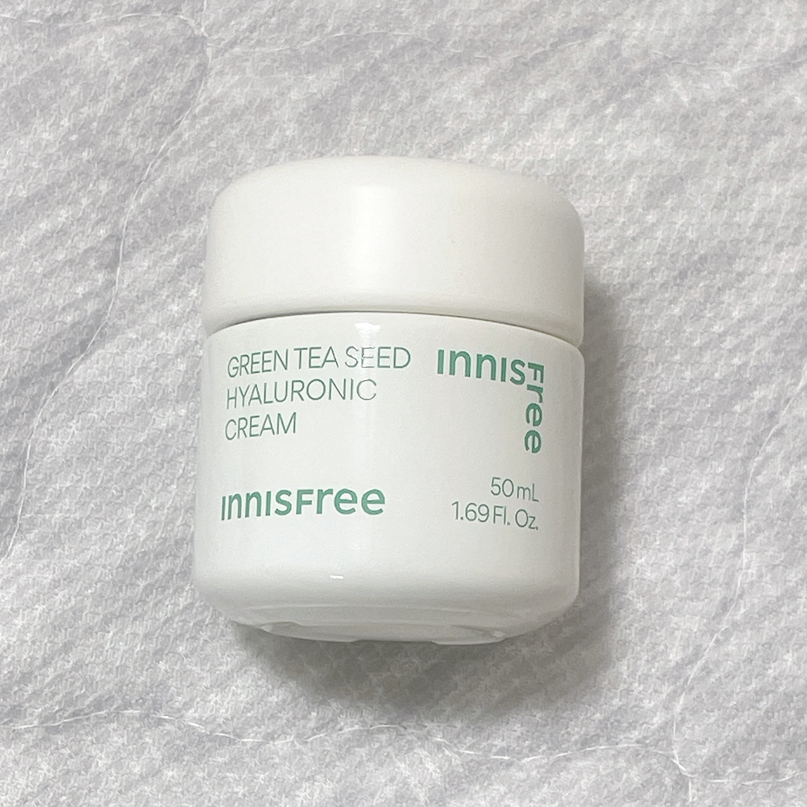 グリーンティーシード　ヒアルロン　クリーム/innisfree/フェイスクリームを使ったクチコミ（2枚目）