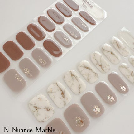 セミキュアジェルネイル(ハンド)/ohora/ネイルシールを使ったクチコミ(4枚目)