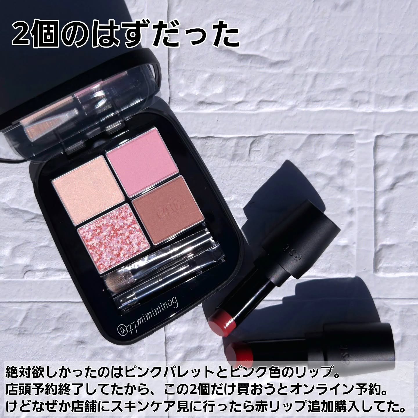 エスト トランスフィア アイカラー EX02 Mauve Fig/est/アイシャドウパレットを使ったクチコミ（2枚目）