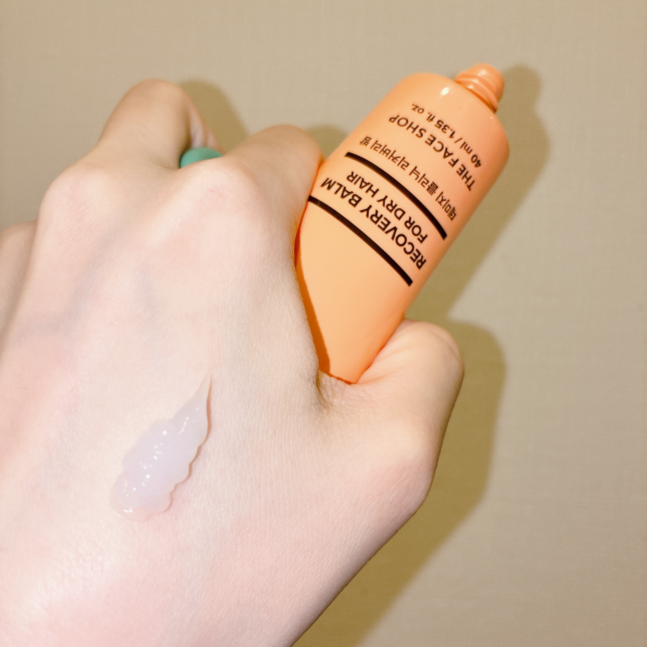 ダメージクリニック リカバリーバーム/THE FACE SHOP/アウトバストリートメントを使ったクチコミ（2枚目）