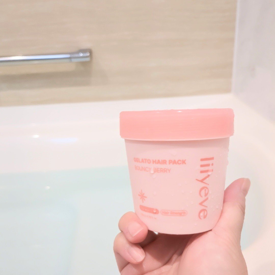 リペアターンジェラートヘアパック バウンシーベリー/リリーイブ/洗い流すヘアトリートメントを使ったクチコミ（1枚目）