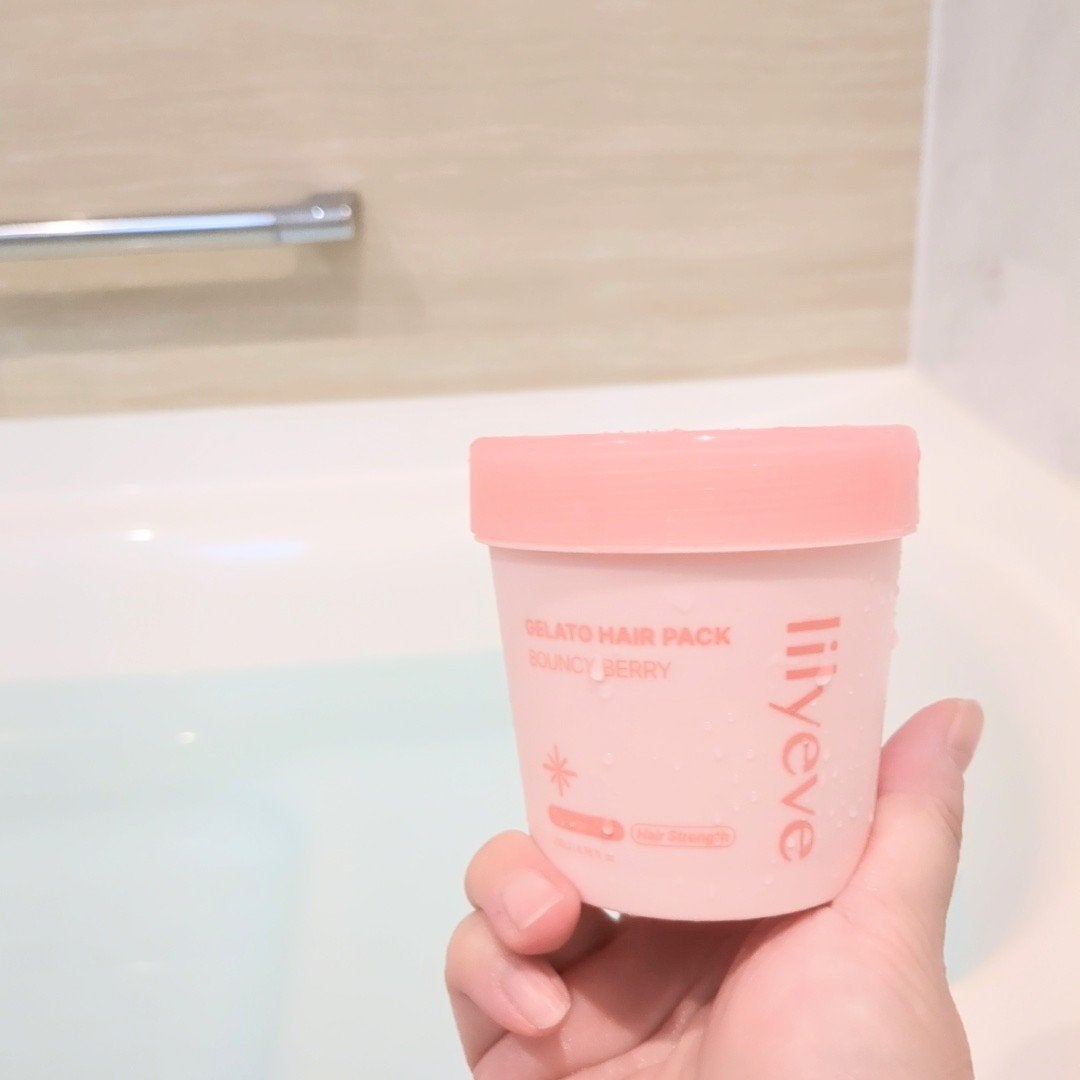 リペアターンジェラートヘアパック バウンシーベリー/リリーイブ/洗い流すヘアトリートメントを使ったクチコミ(1枚目)