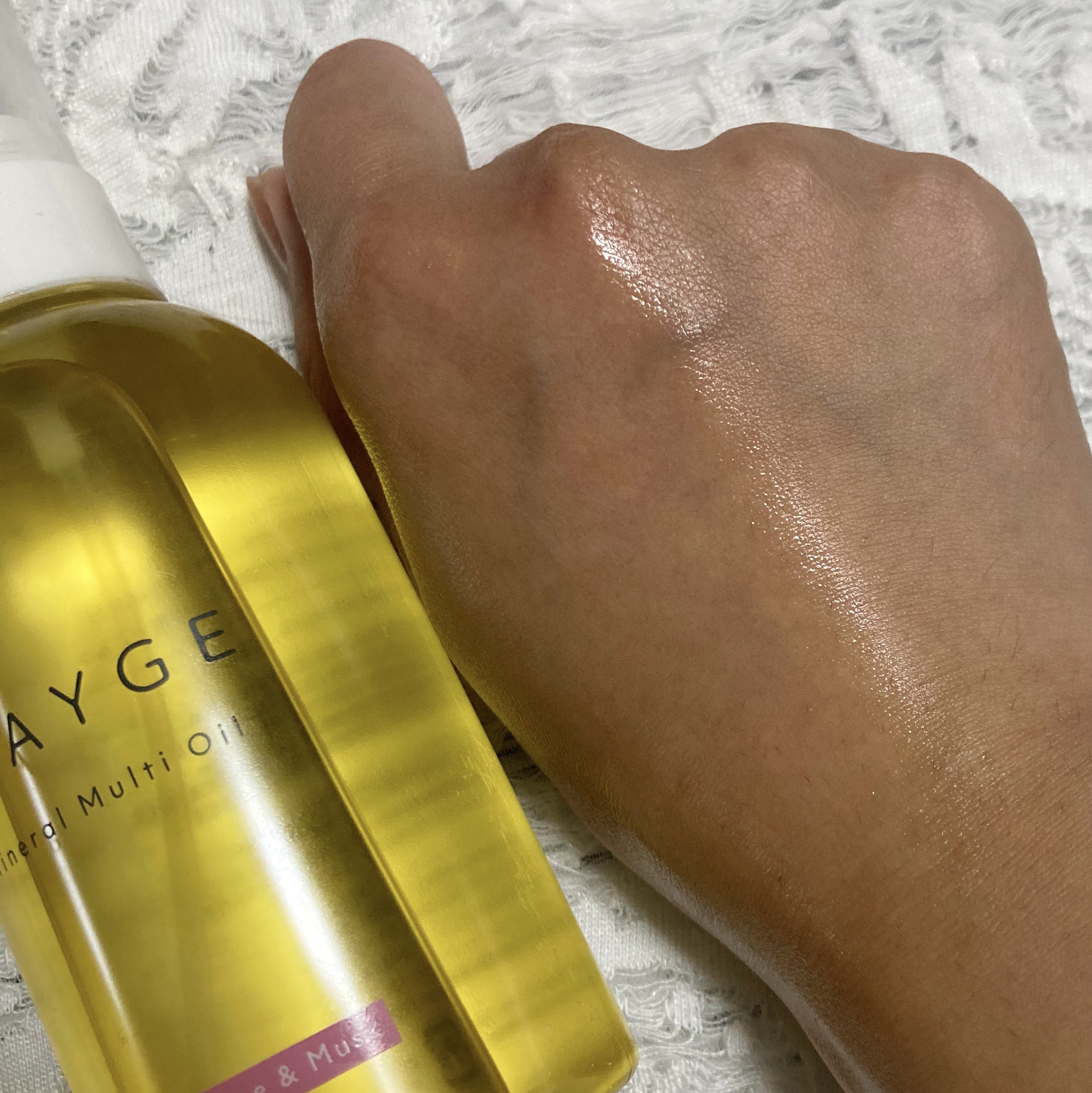 ミネラルマルチオイル ホワイトジャスミン&ムスク/CLAYGE/ヘアオイルを使ったクチコミ（3枚目）