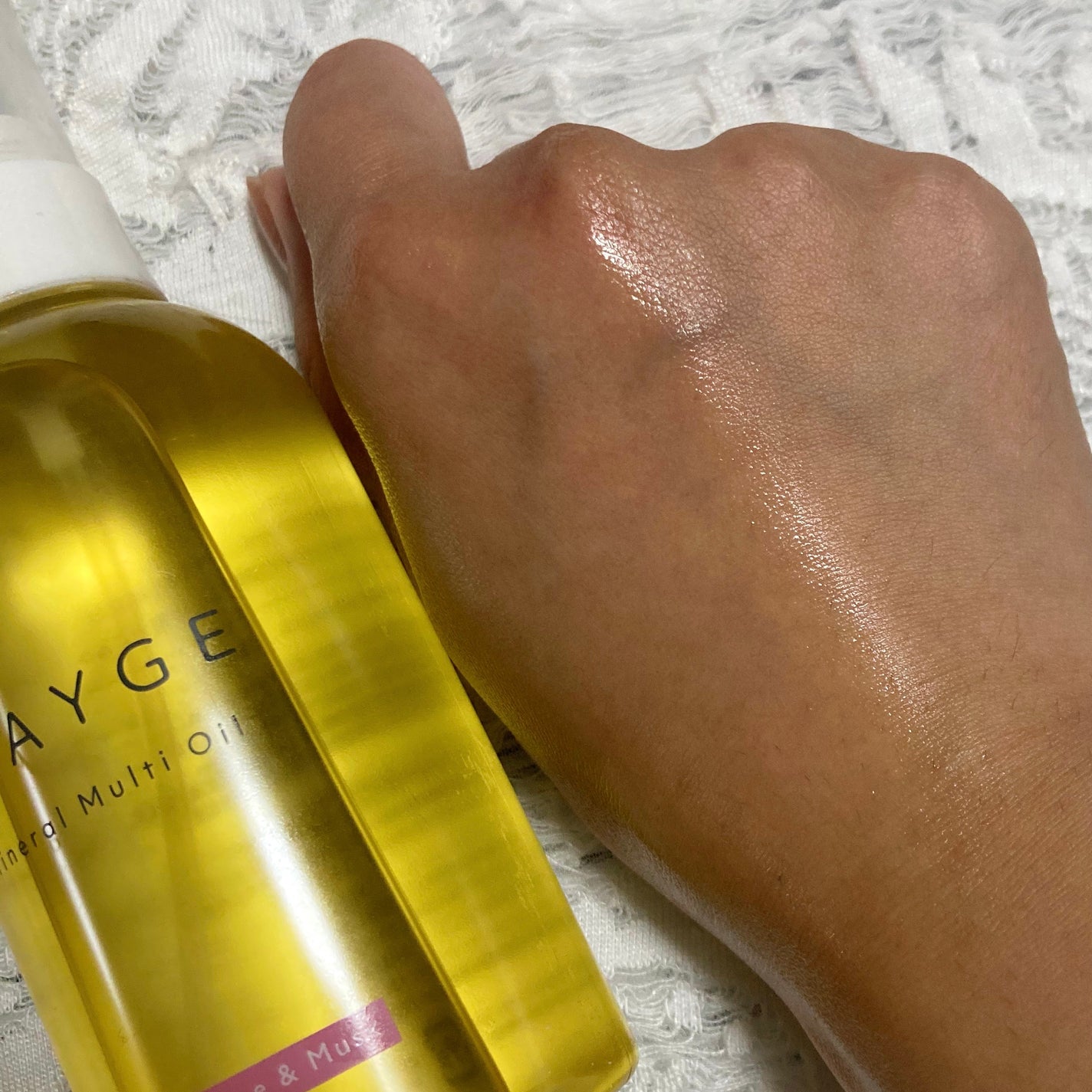 ミネラルマルチオイル ホワイトジャスミン&ムスク/CLAYGE/ヘアオイルを使ったクチコミ(3枚目)