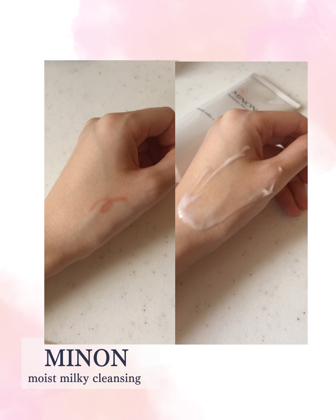 ミノン アミノモイスト モイストミルキィ クレンジング/ミノン/ミルククレンジングを使ったクチコミ（3枚目）