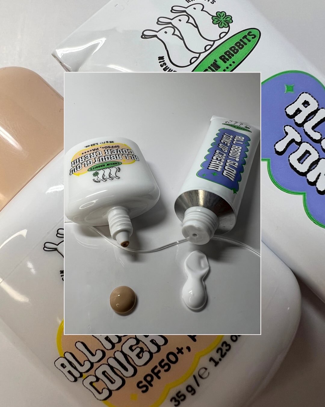 オールアバウトグロウトーンアップクリーム/CHASIN'RABBITS/化粧下地を使ったクチコミ（2枚目）