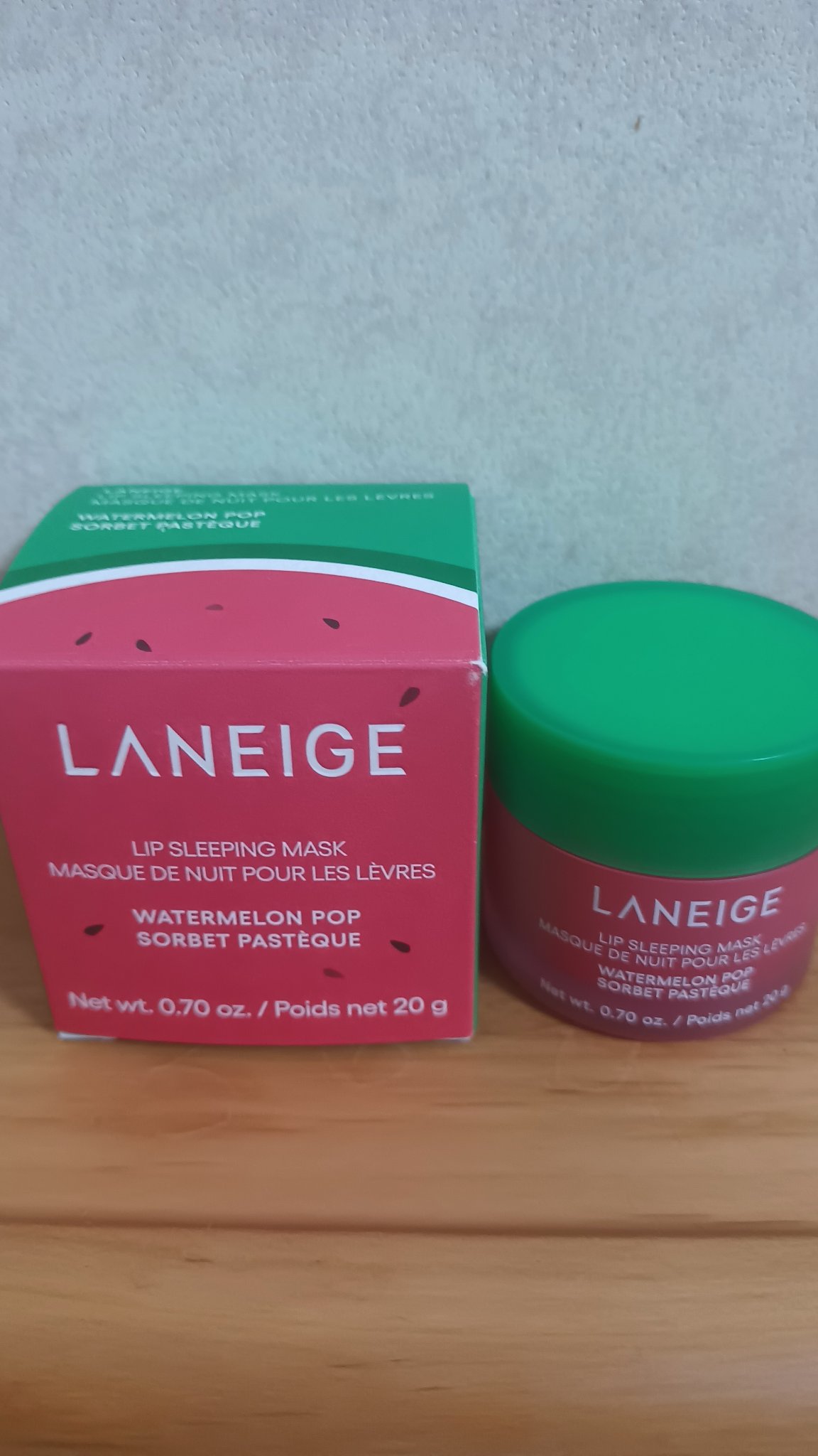 リップスリーピングマスク ウォーターメロン/LANEIGE/リップマスクを使ったクチコミ（1枚目）