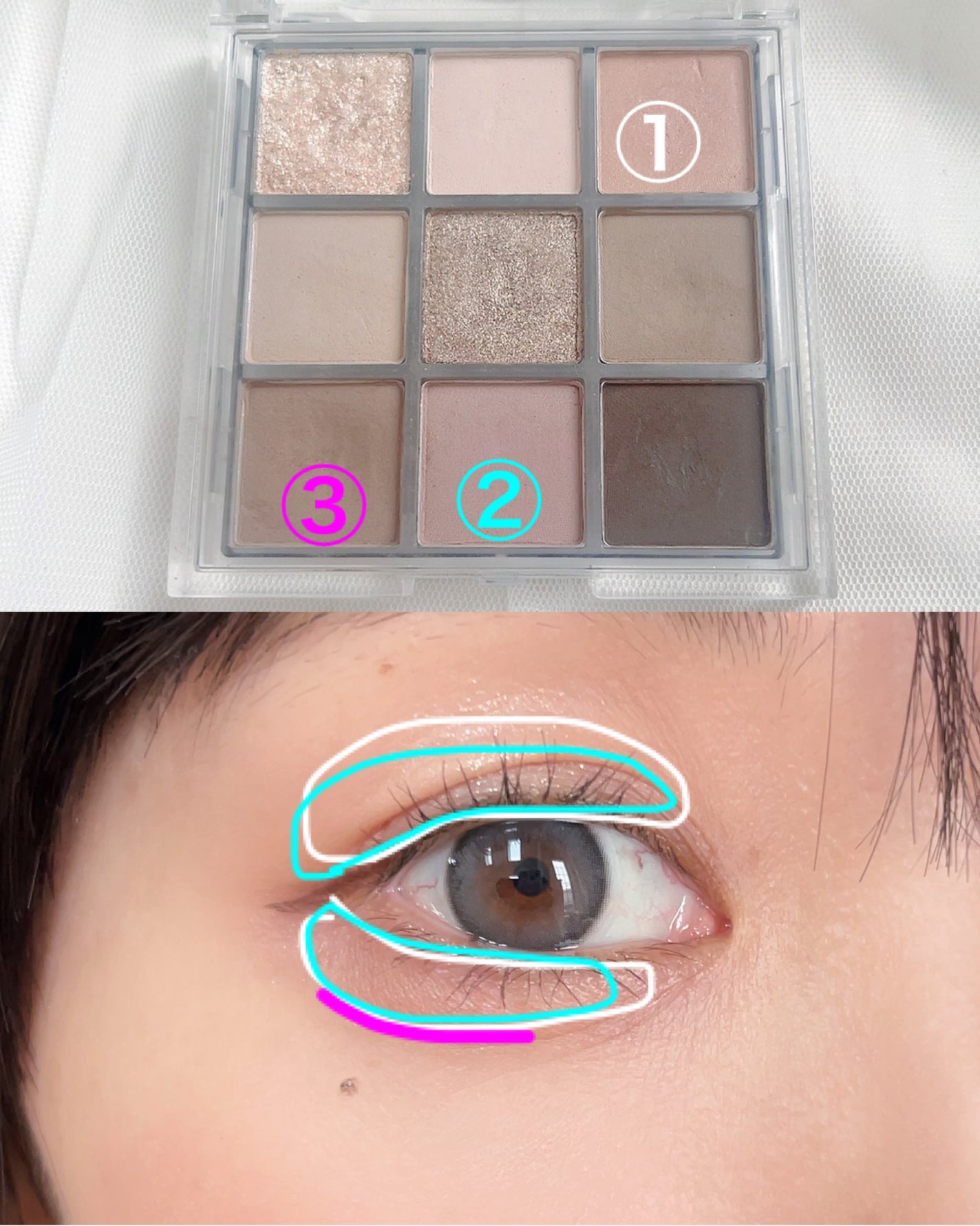 KEYBO FALL IN LOVE SHADOW PALETTE/keybo/アイシャドウパレットを使ったクチコミ(4枚目)