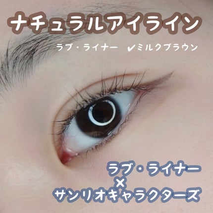リキッドアイライナーR4/ラブ・ライナー/リキッドアイライナーを使ったクチコミ(1枚目)