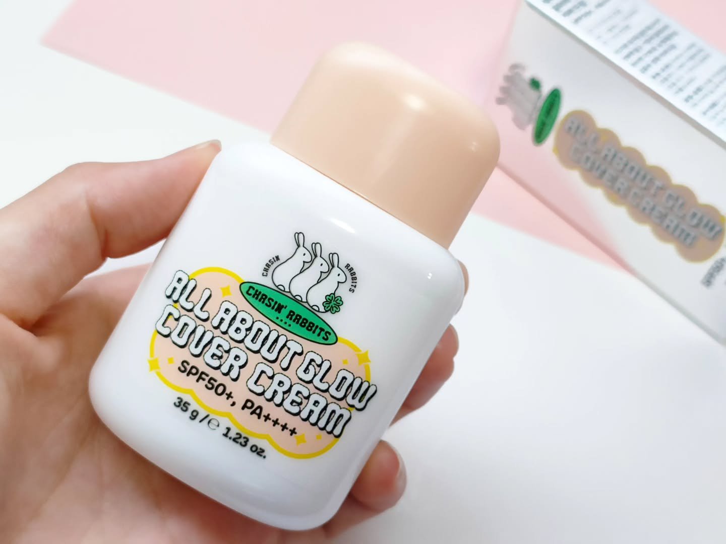 オールアバウトグロウカバークリーム/CHASIN'RABBITS/日焼け止めクリームを使ったクチコミ（2枚目）