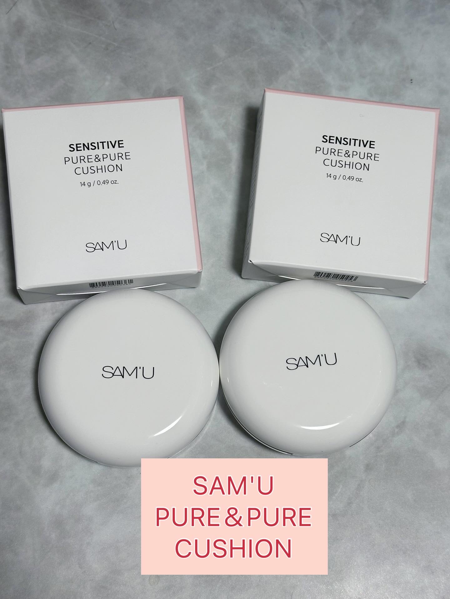 センシティブピュア＆ピュアクッション/SAM'U/クッションファンデーションを使ったクチコミ（1枚目）