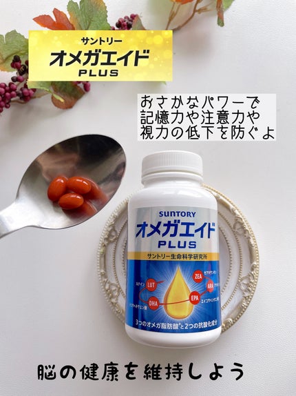 オメガエイド PLUS/サントリーウエルネス/健康サプリメントを使ったクチコミ(1枚目)