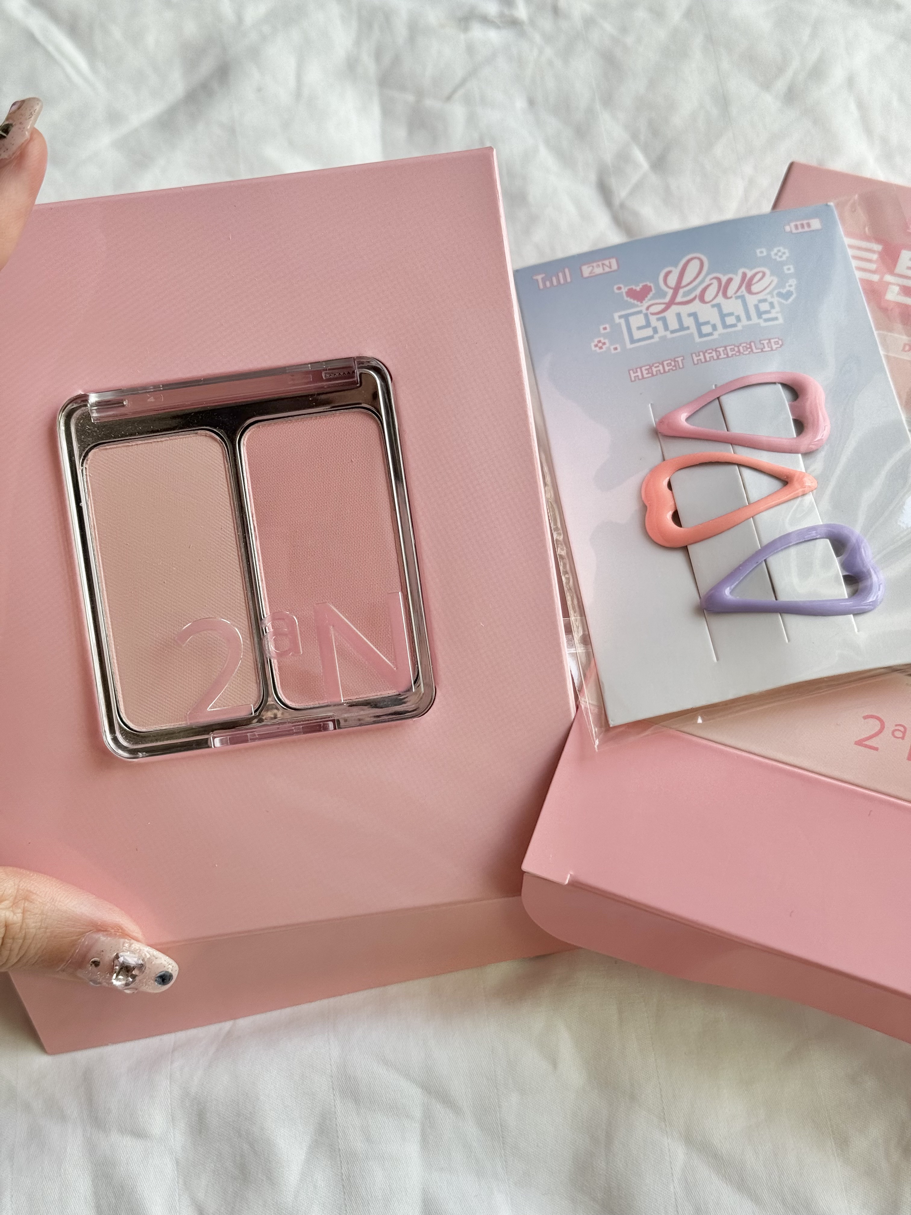 デュアルチーク 14 ラブキューピッド/2aN/パウダーチークを使ったクチコミ（2枚目）