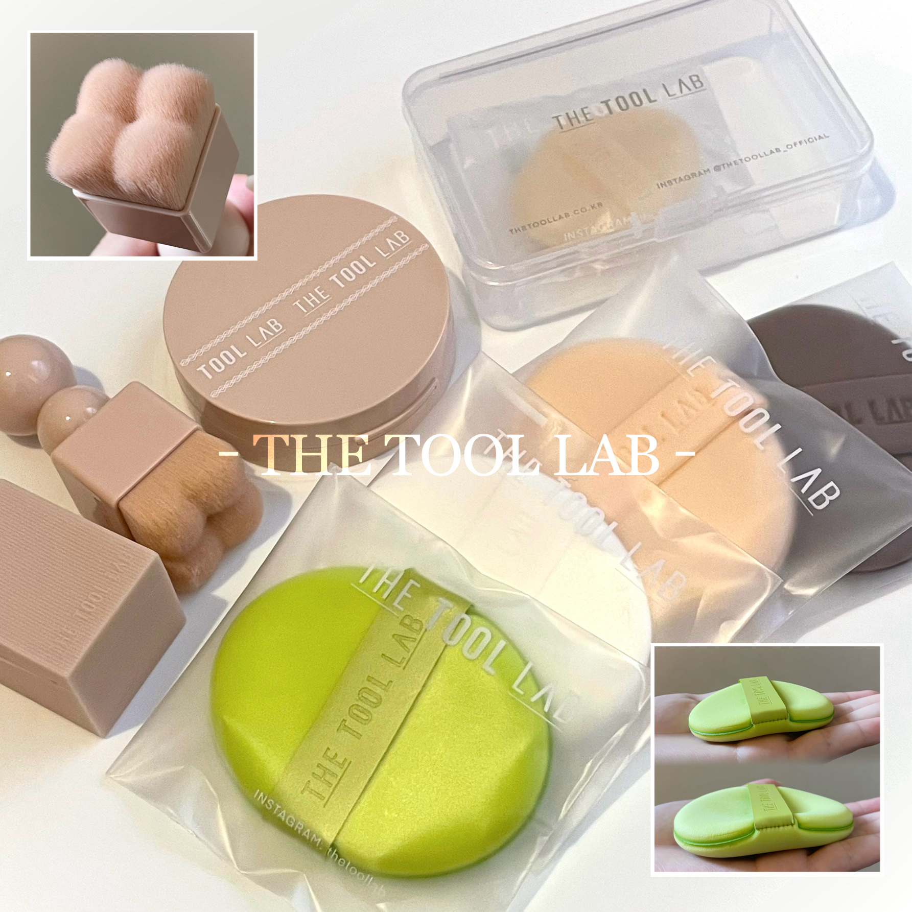 ロングラスティングテンションパフ/THE TOOL LAB/その他ファンデーションを使ったクチコミ（1枚目）