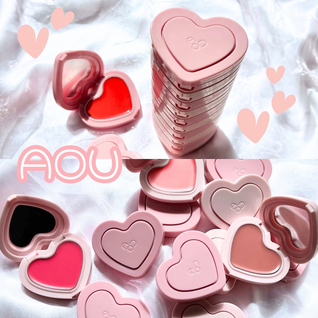 GLOWY CREAM BLUSH/AOU/ジェル・クリームチークを使ったクチコミ（1枚目）