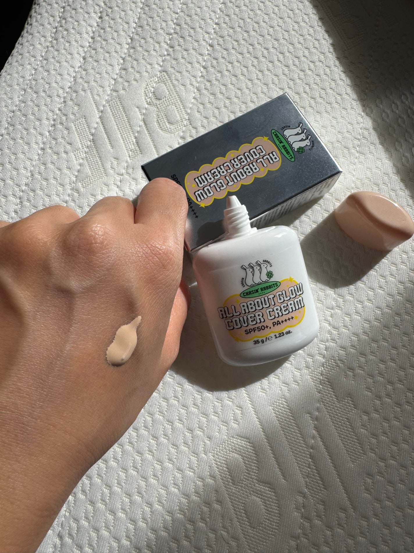 オールアバウトグロウカバークリーム/CHASIN'RABBITS/日焼け止めクリームを使ったクチコミ(3枚目)