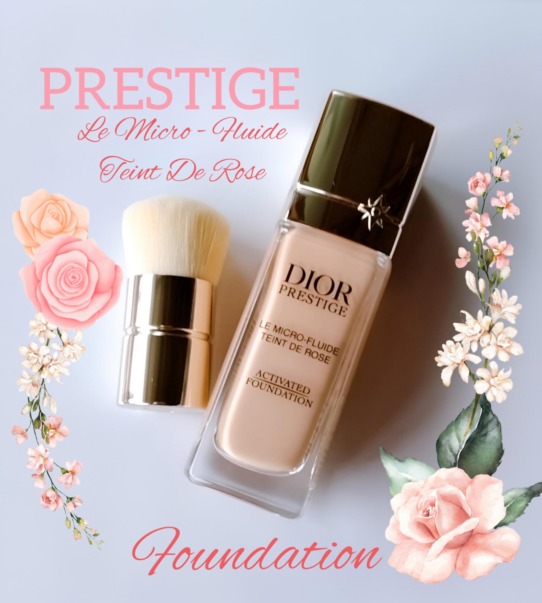 プレステージ ル マイクロ フルイド タン（SPF30／PA+++）/Dior/リキッドファンデーションを使ったクチコミ（1枚目）