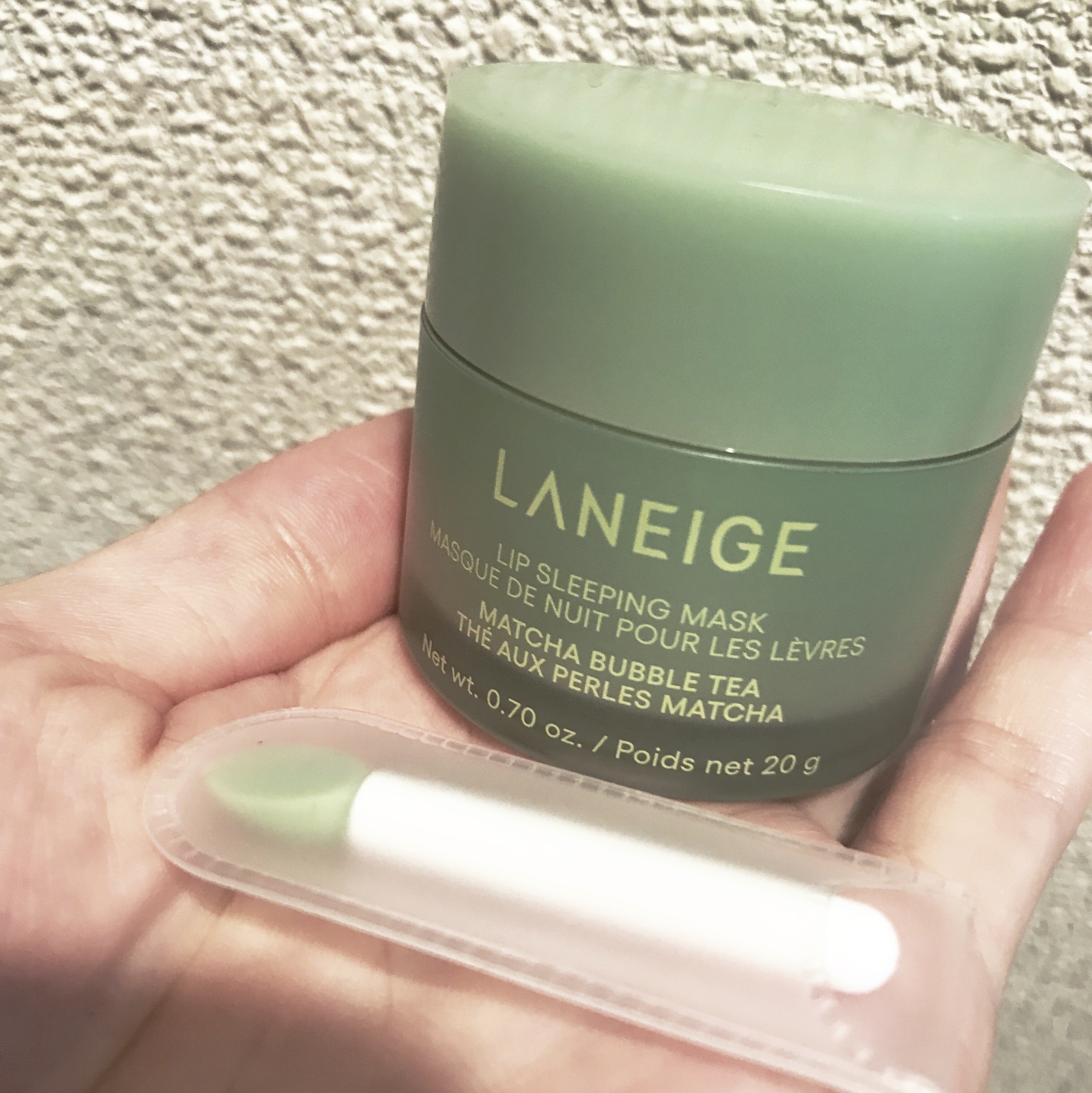 リップスリーピングマスク タピオカミルクティーシリーズ/LANEIGE/リップマスクを使ったクチコミ（3枚目）