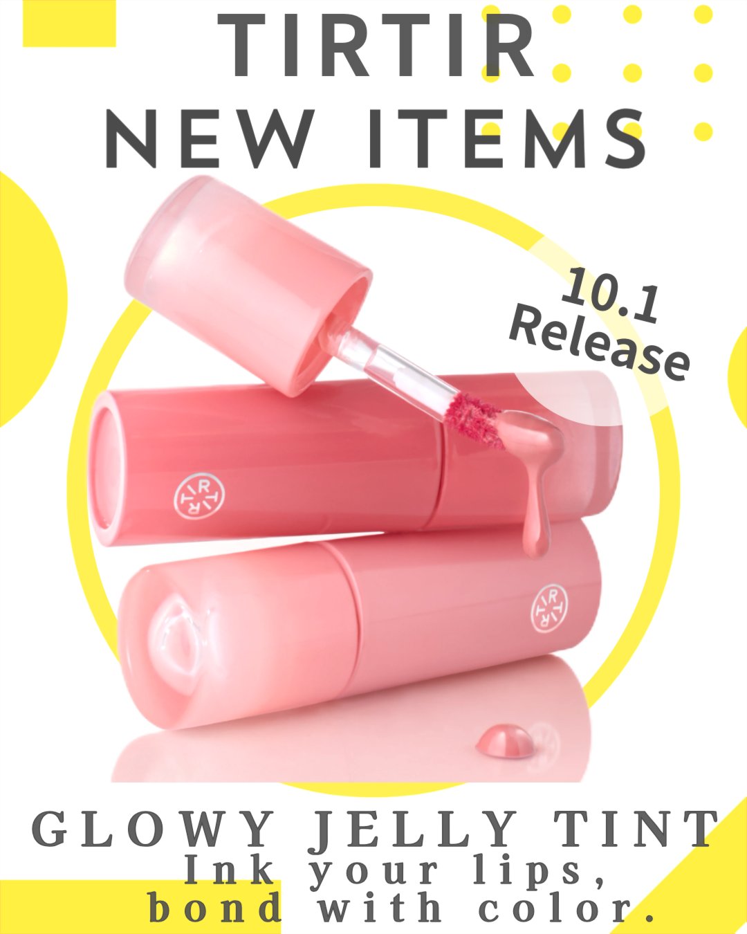 GLOWY JELLY TINT 02 Pinkush/TIRTIR(ティルティル)/リップティントを使ったクチコミ（1枚目）