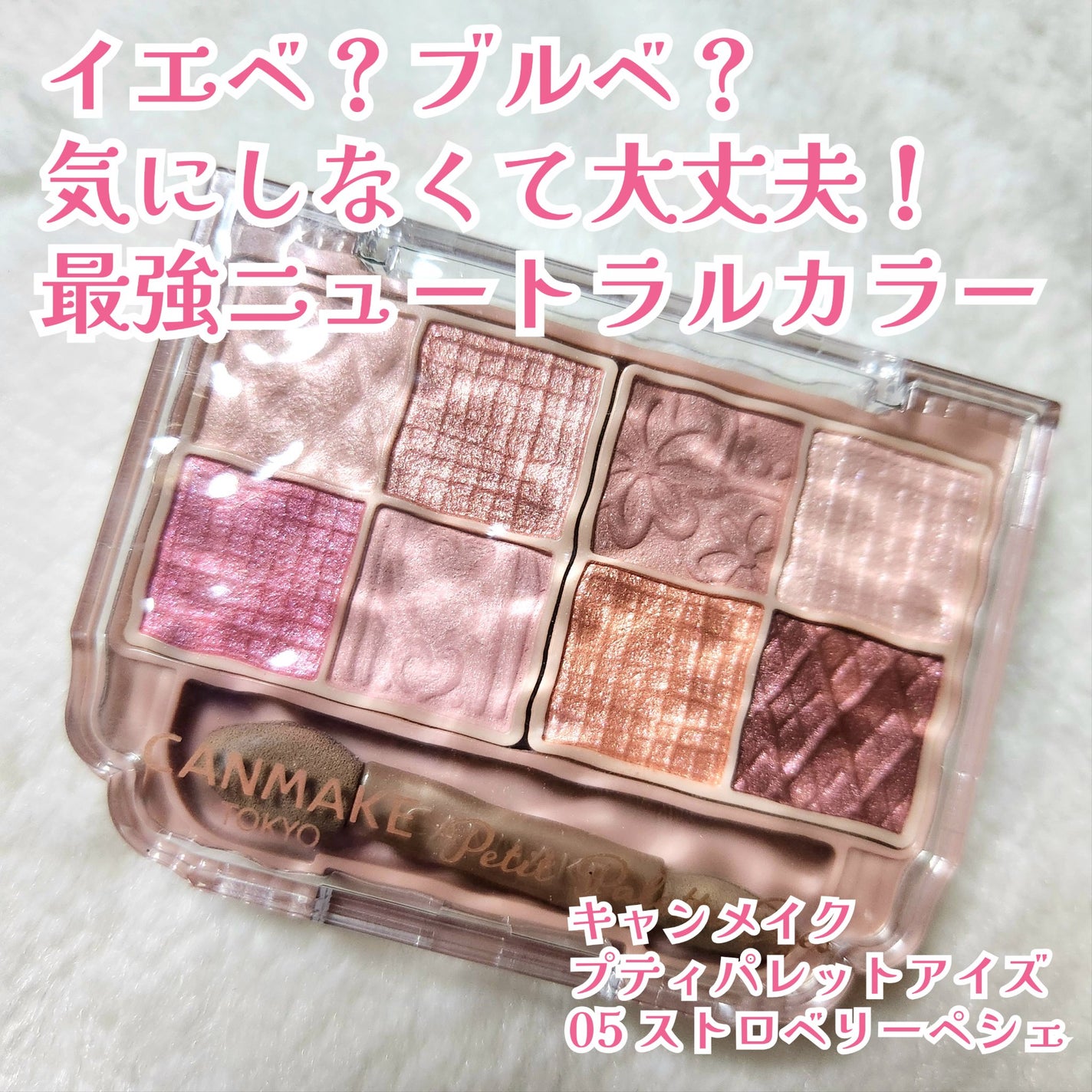 プティパレットアイズ/キャンメイク/パウダーアイシャドウを使ったクチコミ(1枚目)