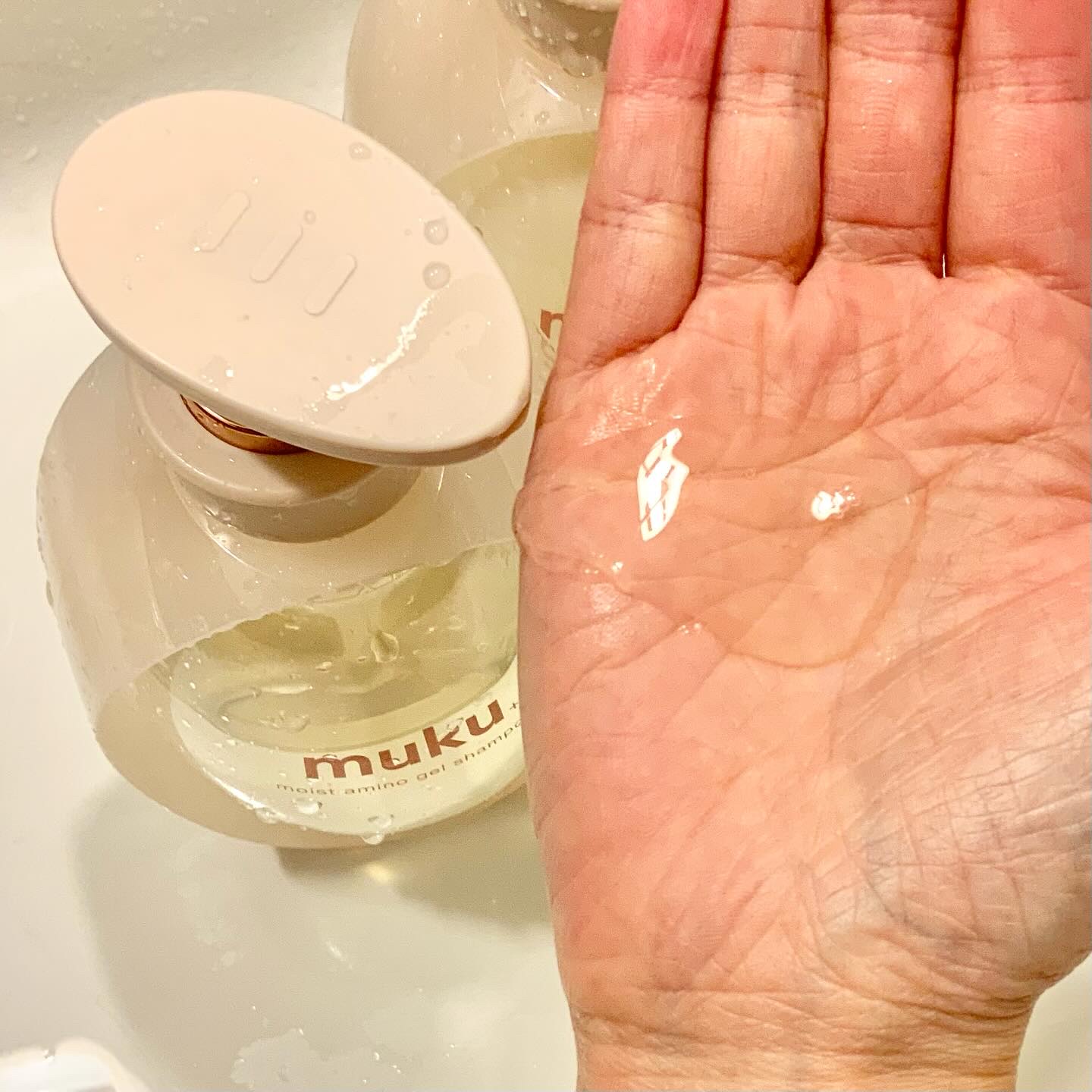 ムク+　モイスト　アミノジェル　シャンプー/ヘアトリートメント/muku+/市販シャンプーを使ったクチコミ（2枚目）