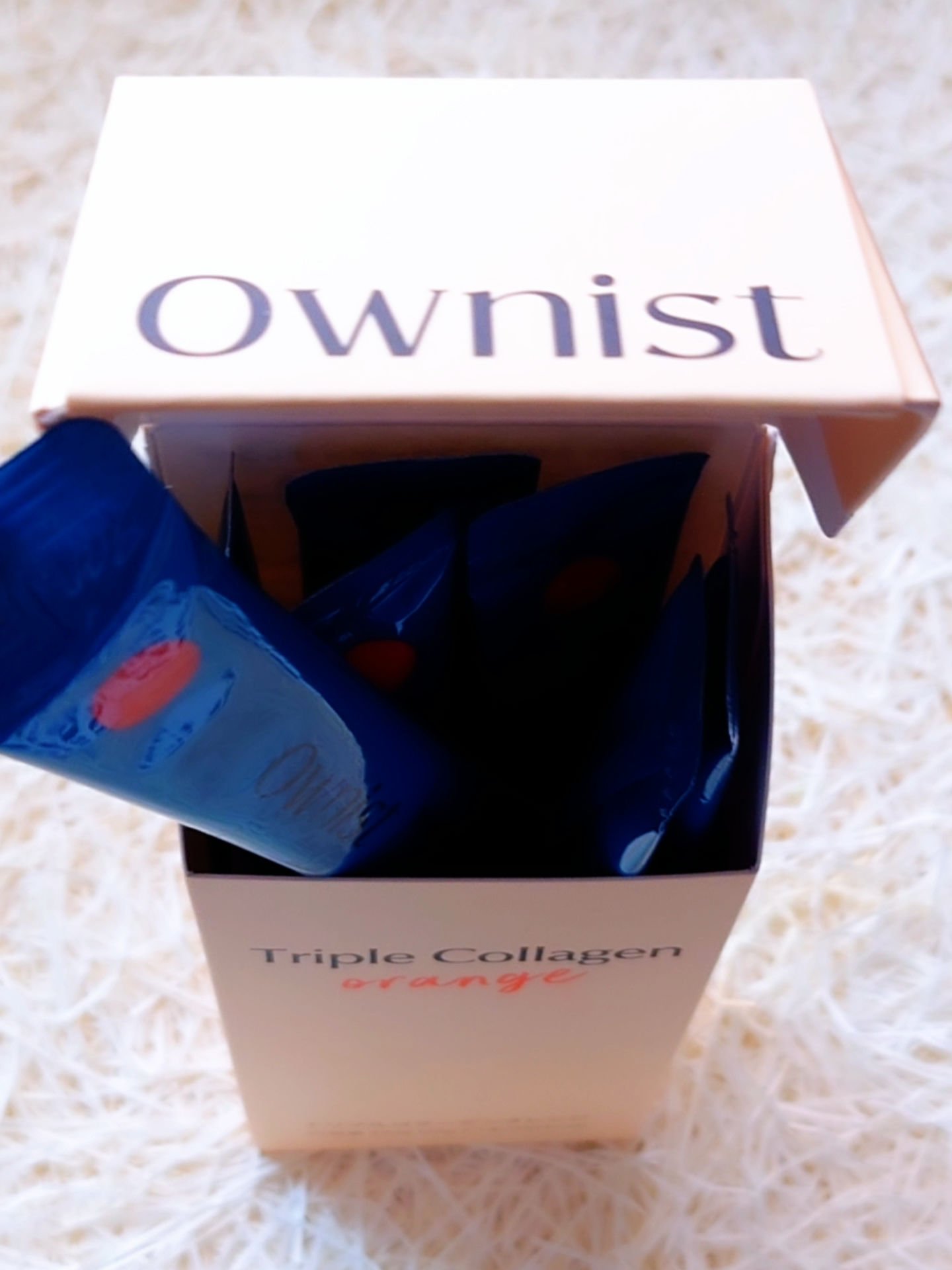 トリプルコラーゲン オレンジ/Ownist/美容サプリメントを使ったクチコミ（2枚目）