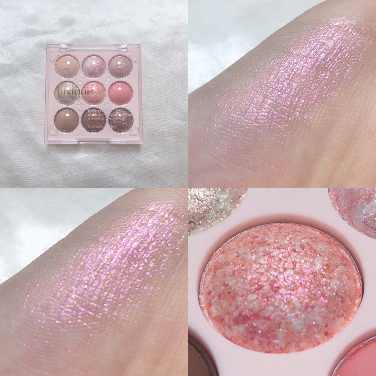 バレンタインボックス3ローズモーメント/VAVI MELLO/アイシャドウパレットを使ったクチコミ(6枚目)