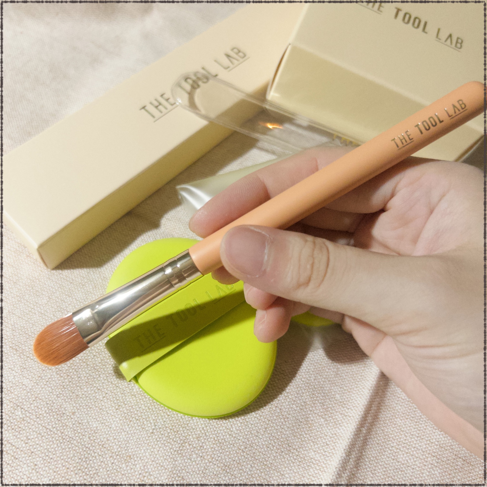 THE TOOL LAB アクアフィックスパフ OVAL/THE TOOL LAB/パフ・スポンジを使ったクチコミ（3枚目）