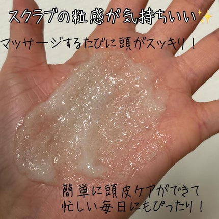 ローズマリー スカルプ スクラブ/AROMATICA/ヘッドスクラブを使ったクチコミ(4枚目)