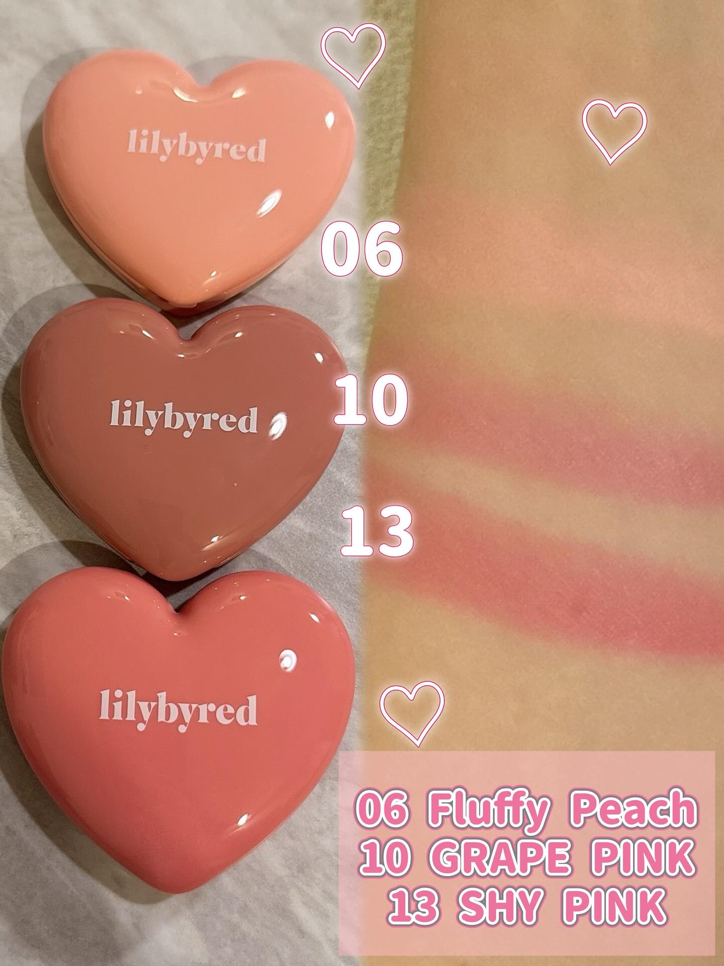 lilybyred ラヴ ビーム チークバームのクチコミ「率直なレビューをする約束で、このボックスをPickyと
OddTypeから無償でいただきました.....」（3枚目）