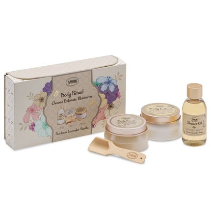 2025/9/4発売 SABON ボディリチュアルキット パチュリ・ラベンダー・バニラ