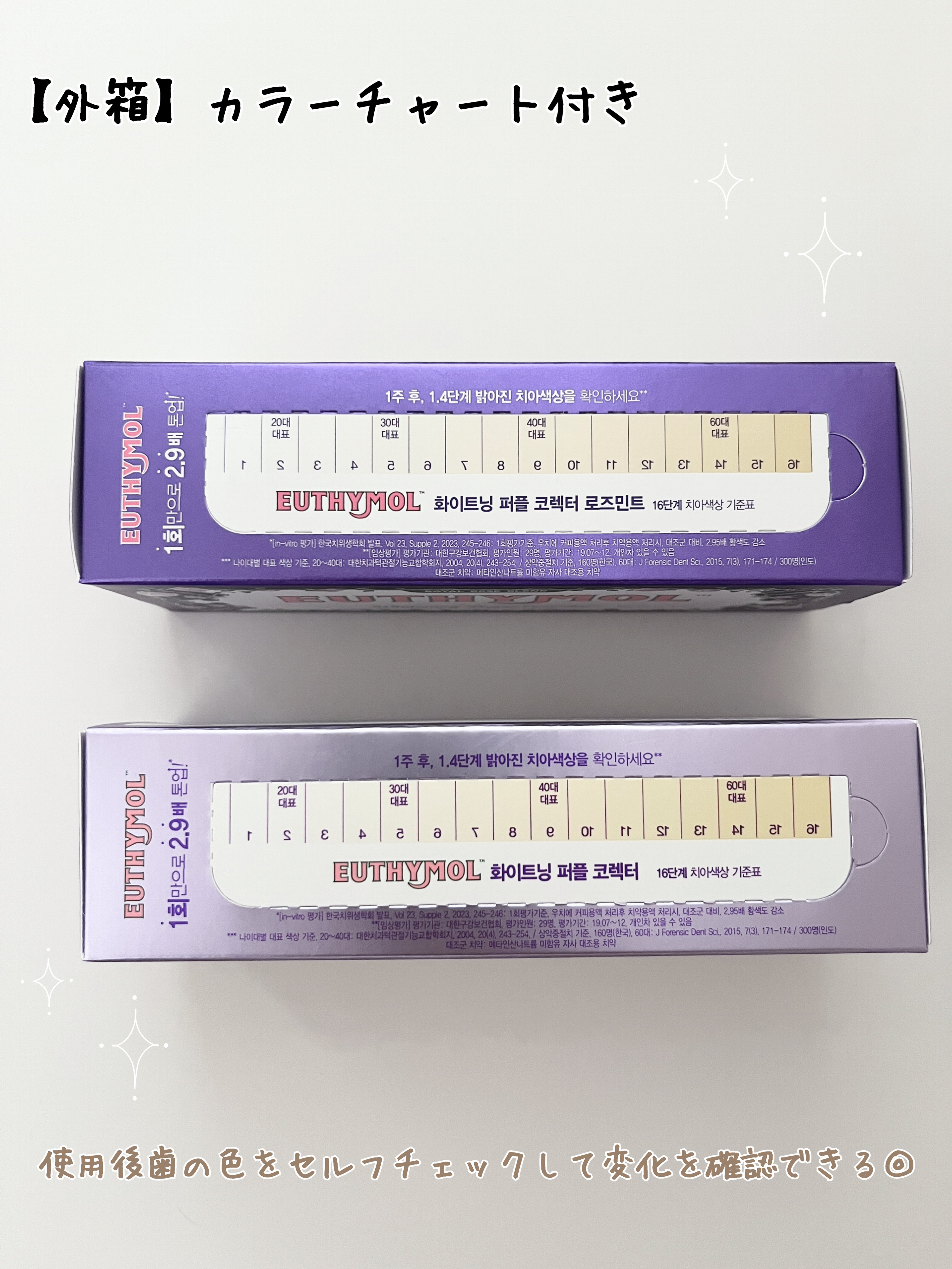 ホワイトニングパープルコレクター歯磨き粉/EUTHYMOL/その他を使ったクチコミ（2枚目）