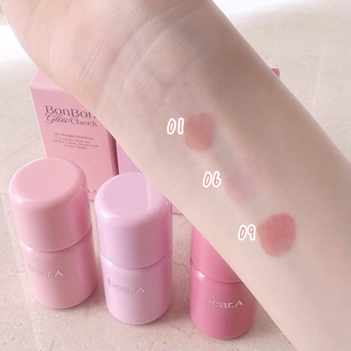 ボンボングロウチーク/Dear.A/リキッドチークを使ったクチコミ(2枚目)