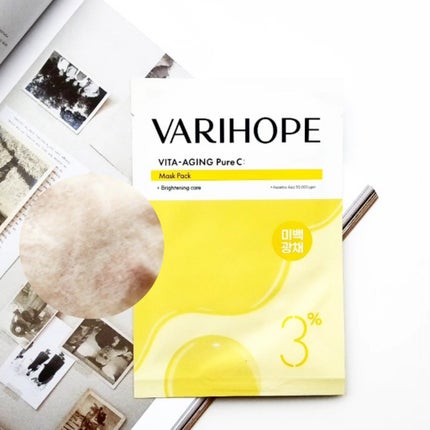 第2世代 ビタエイジングピュアCマスクパック/VARI:HOPE/シートマスク・パックを使ったクチコミ(5枚目)