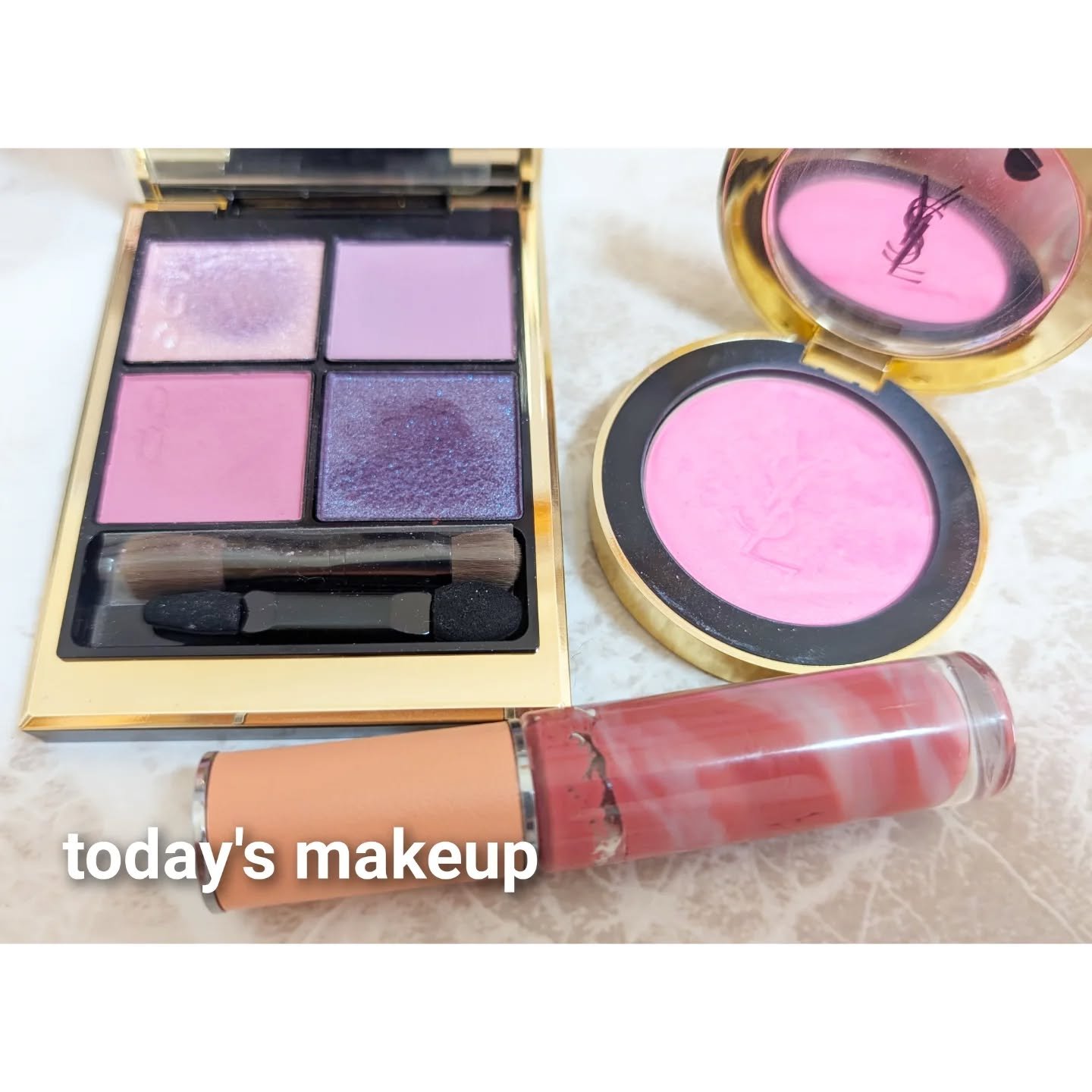 YSL メイクミーブラッシュ パウダー/YVES SAINT LAURENT BEAUTE/パウダーチークを使ったクチコミ（1枚目）