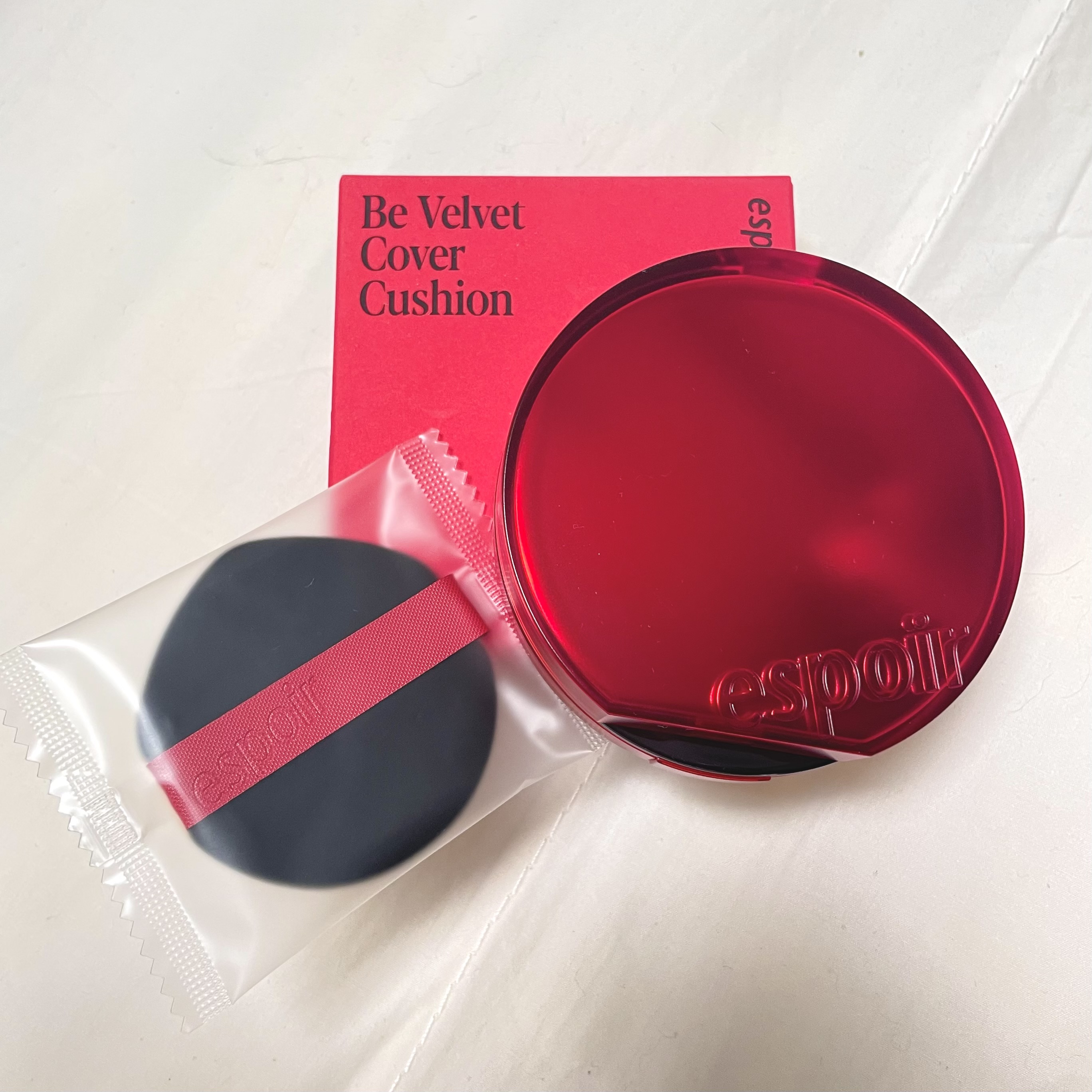 ビーベルベットカバークッション/espoir/クッションファンデーションを使ったクチコミ（1枚目）