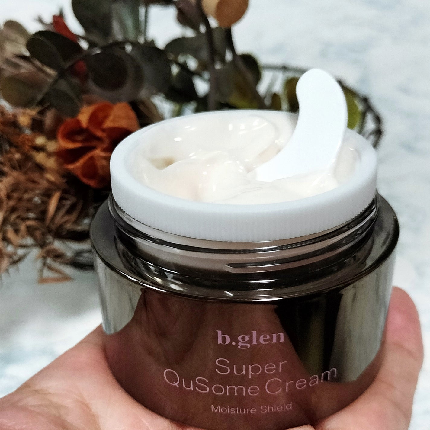 スーパーQuSomeクリーム/b.glen/フェイスクリームを使ったクチコミ(3枚目)