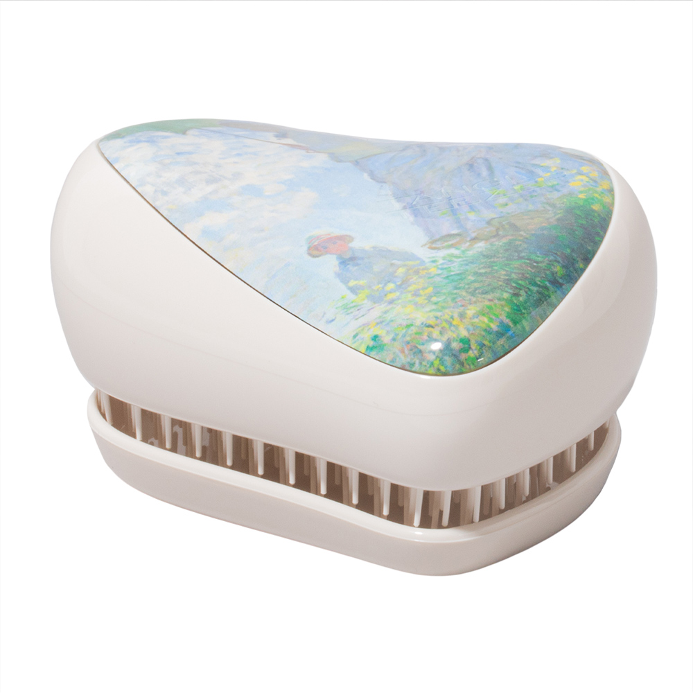 コンパクトスタイラー モネ 散歩、日傘をさす女性