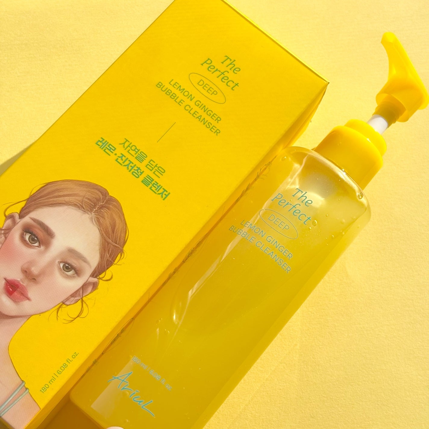 ザ・パーフェクトレモンジンジャーバブルクレンザー/Ariul/洗顔フォームを使ったクチコミ(1枚目)