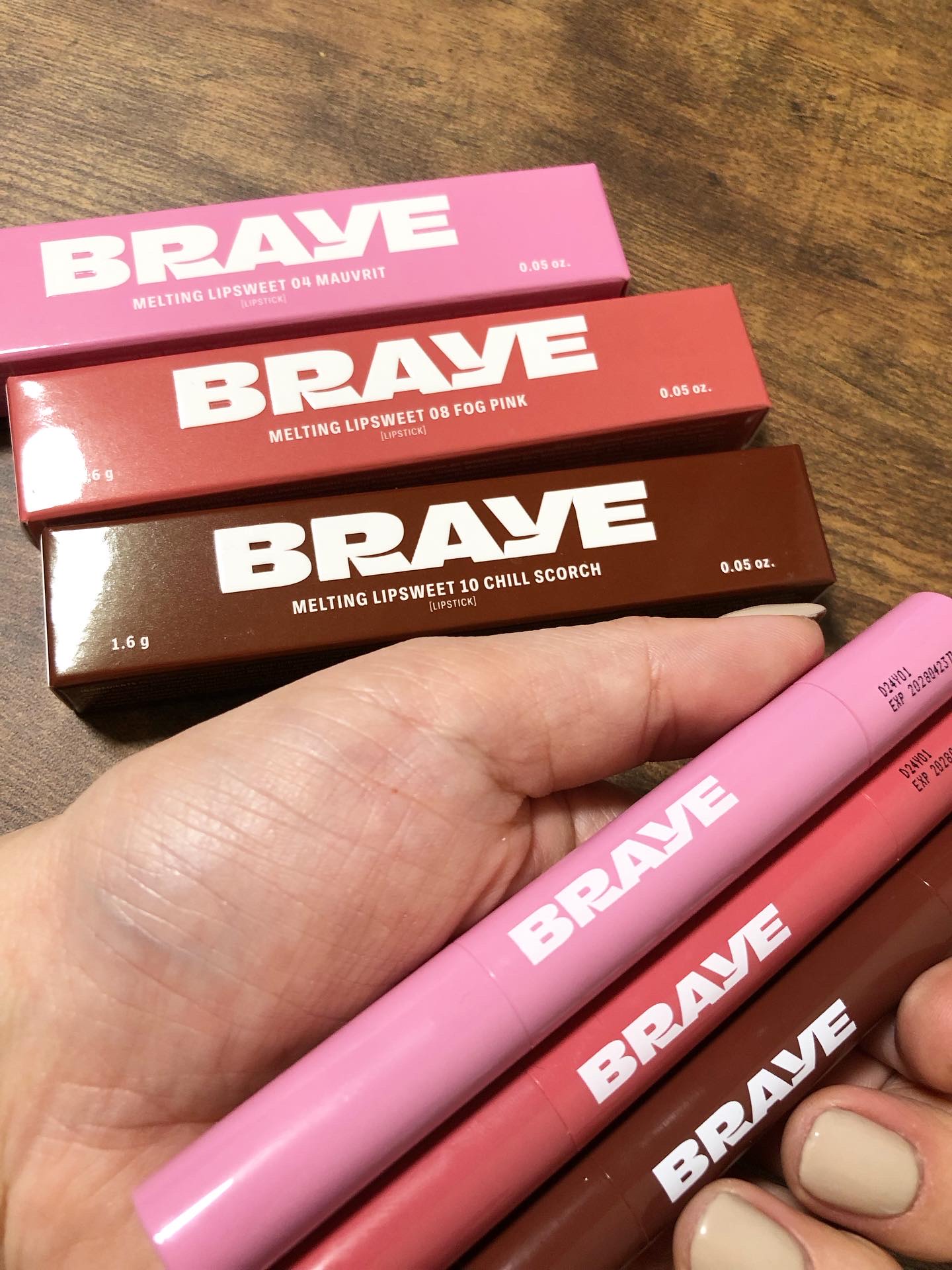 メルティングリップスウィート/BRAYE/口紅を使ったクチコミ（2枚目）