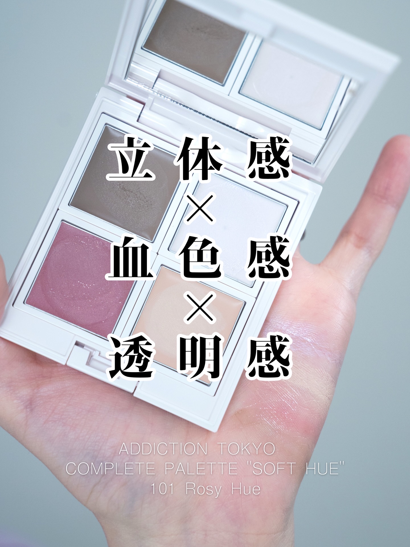 アディクション コンプリートパレット “ソフト ヒュー”/ADDICTION/マルチパレットを使ったクチコミ（1枚目）