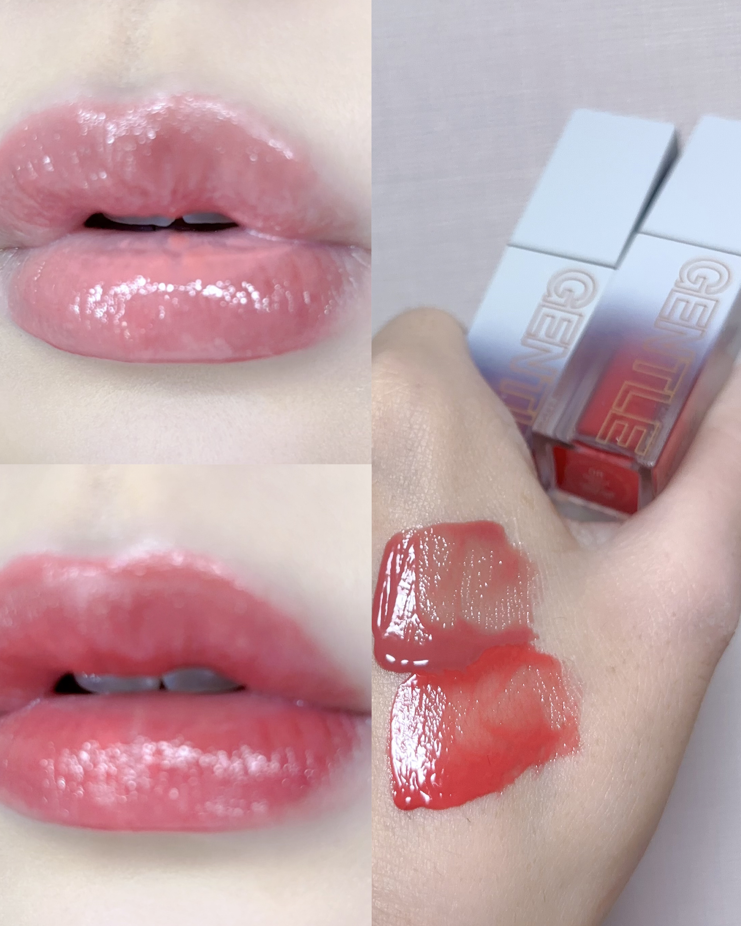 ジェントルキスグロウティント/Tooq/リップティントを使ったクチコミ（2枚目）