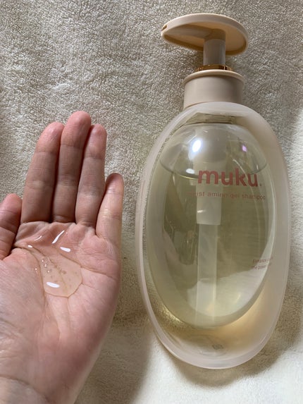 ムク+ モイスト アミノジェル シャンプー/ヘアトリートメント トリートメント本体410g/muku+/市販シャンプーを使ったクチコミ(2枚目)