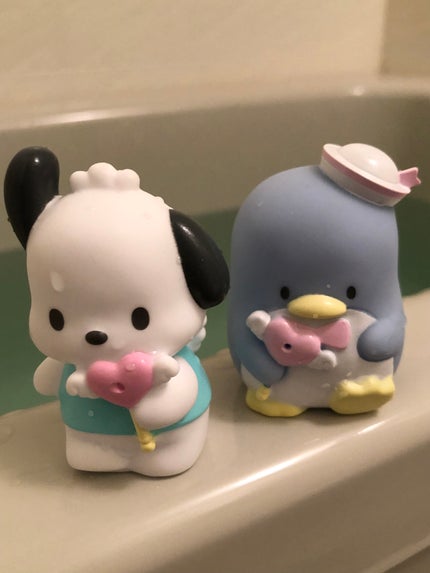 入浴料付きマスコット水でっぽう/サンリオ/炭酸系入浴剤を使ったクチコミ(7枚目)