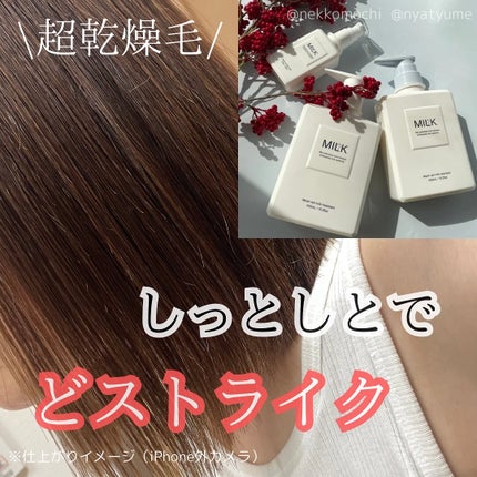 モイストヴェール ヘアミルク<無香料>/MILK./ヘアミルクを使ったクチコミ(1枚目)