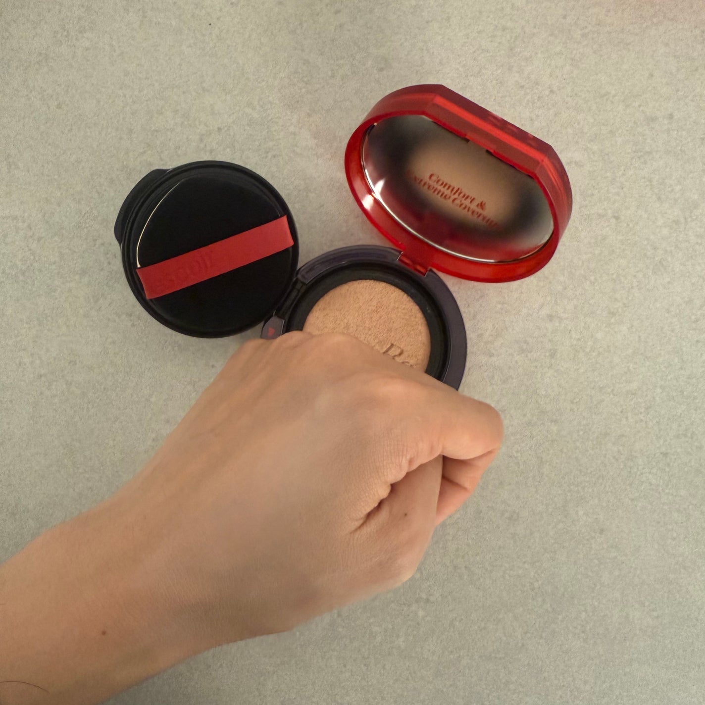 ビーベルベットカバークッション/espoir/クッションファンデーションを使ったクチコミ(3枚目)