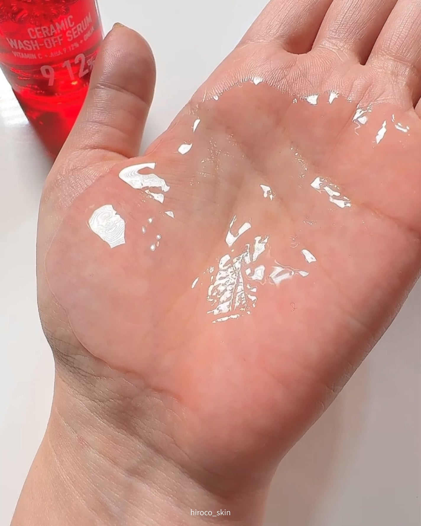 AHA 9.12 オミジャ 陶器肌 ウォッシュオフ セラム/parnell/美容液を使ったクチコミ(5枚目)