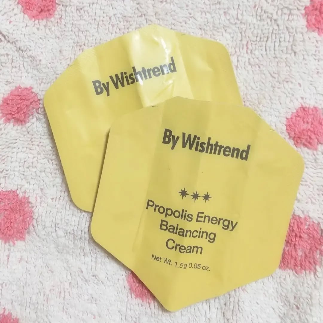 プロポリスエナジーバランシングクリーム/By Wishtrend/フェイスクリームを使ったクチコミ（1枚目）