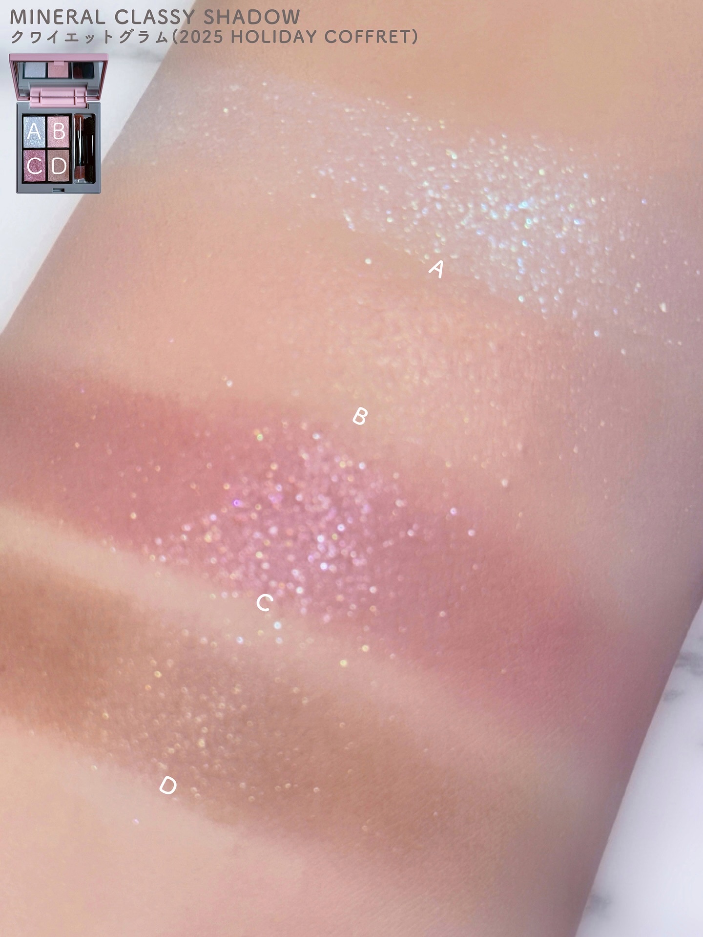 2025 ホリデーコフレ/エトヴォス/メイクアップキットを使ったクチコミ（3枚目）