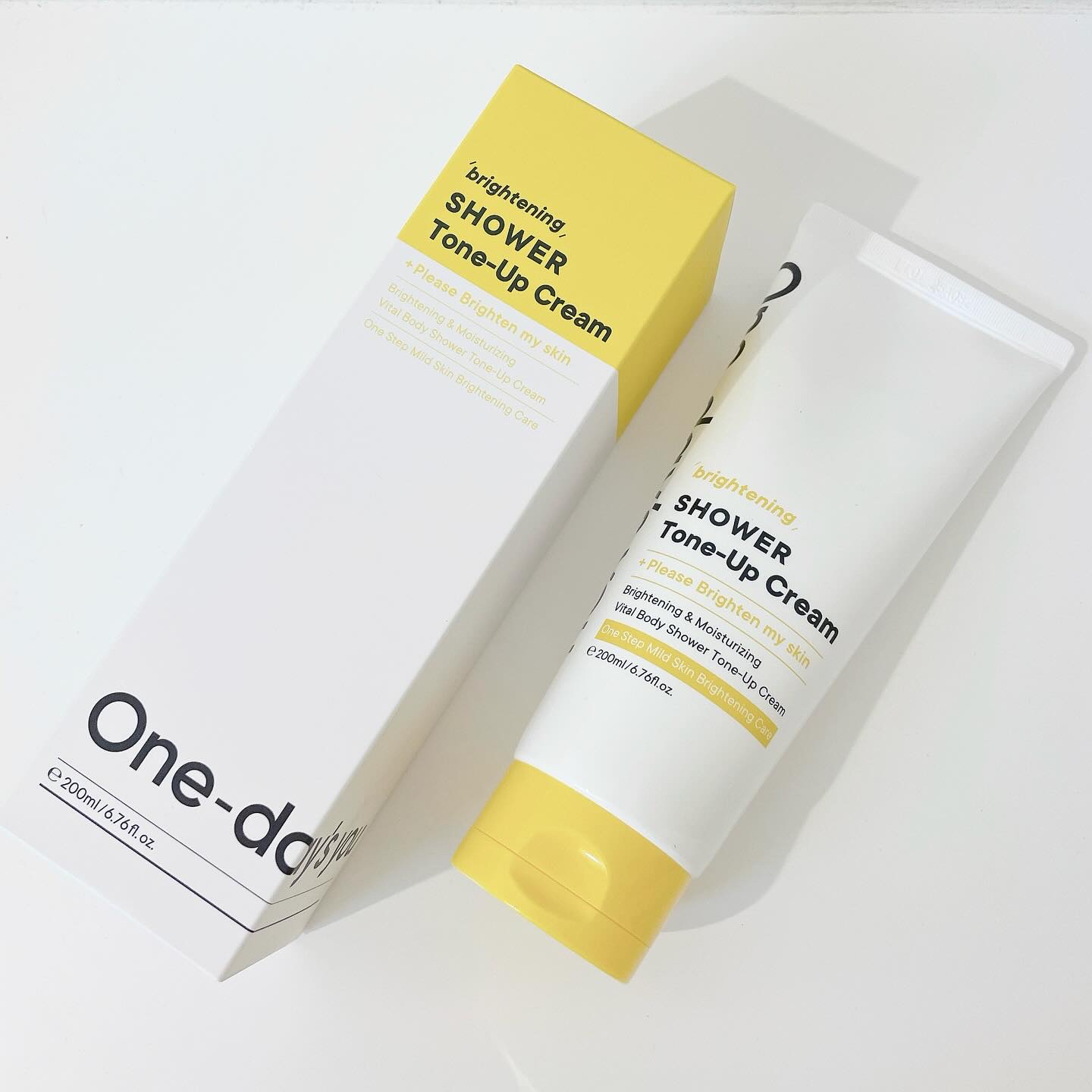 ブライトニングシャワートーンアップクリーム/One-day's you/ボディグッズを使ったクチコミ（1枚目）